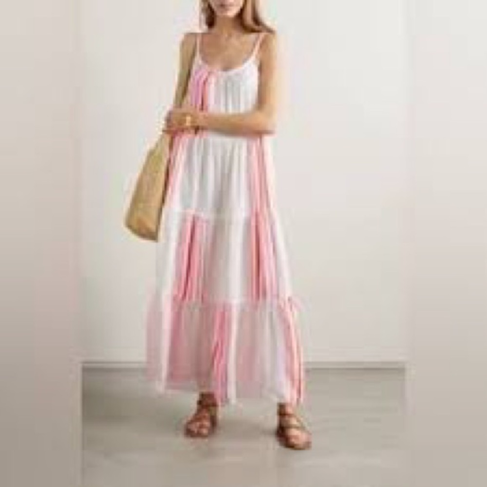 Lemlem Eshe Tiered Midi Dress